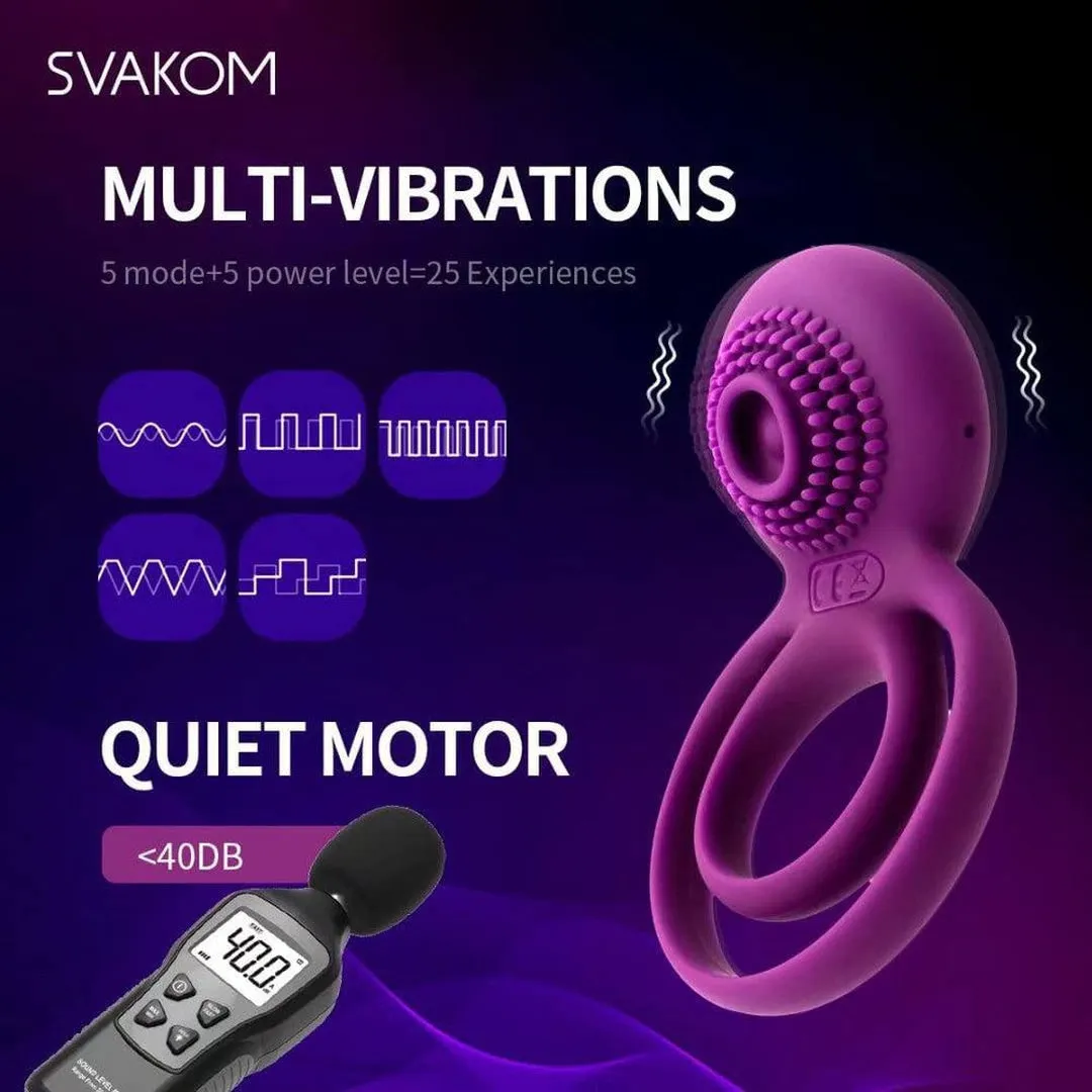 SVAKOM Tammy Double-Ring Cock Ring Vibrator