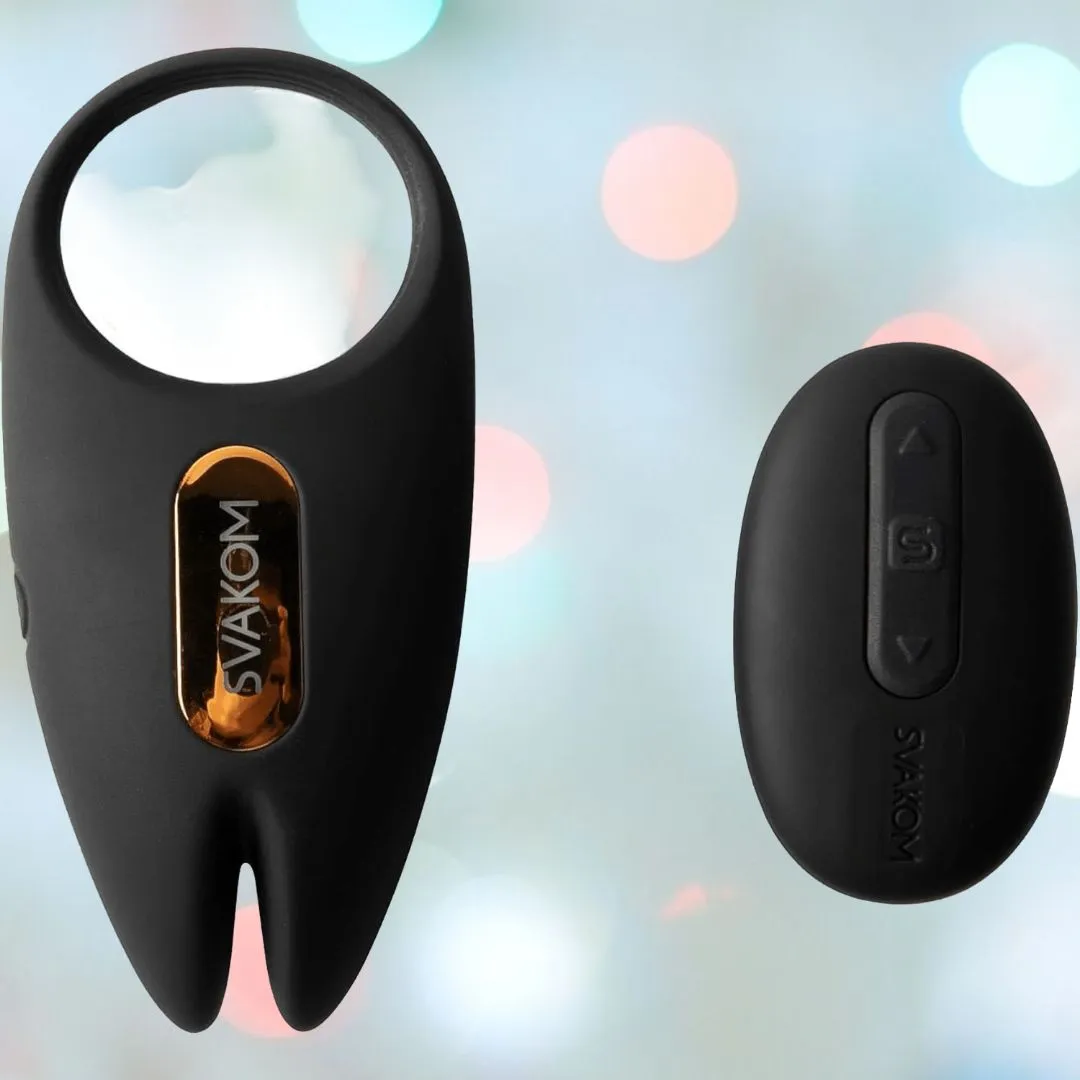Svakom Winni 2 Penis Ring w/ App Control (Black)