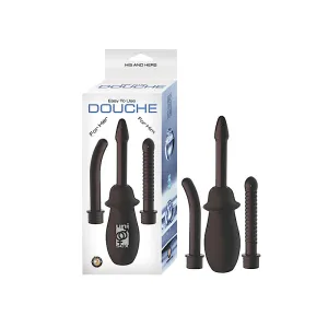 The Unisex Douche / Enema Has 3 Attachments