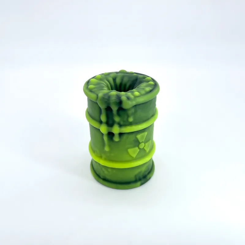 Toxxxik 'Toxic Waste' #3 super soft (OO20) mini closed-end pen/stroker (trans)