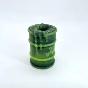 Toxxxik 'Toxic Waste' #4 super soft (OO20) mini closed-end pen/stroker (trans)