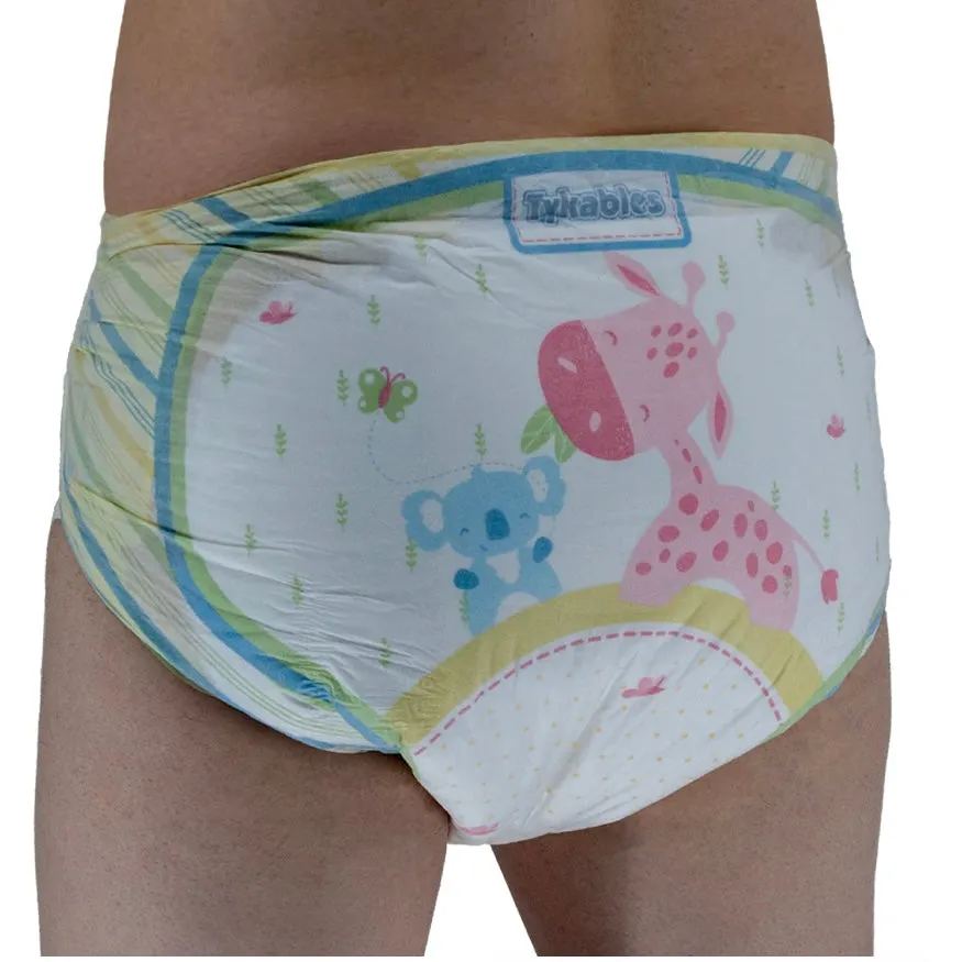 Tykables animoos Diapers ABDL Adult Diaper -1 Single Diaper Sample