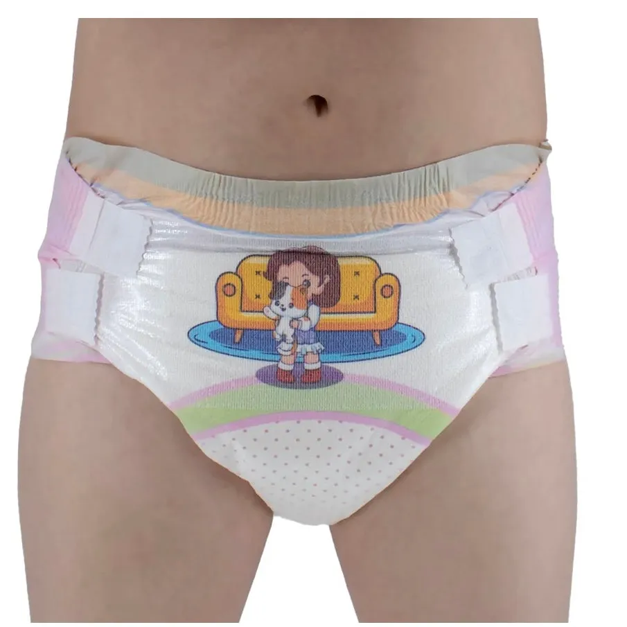 Tykables Purrfect Cafe Diapers ABDL Adult Diaper -1 Single Diaper Sample