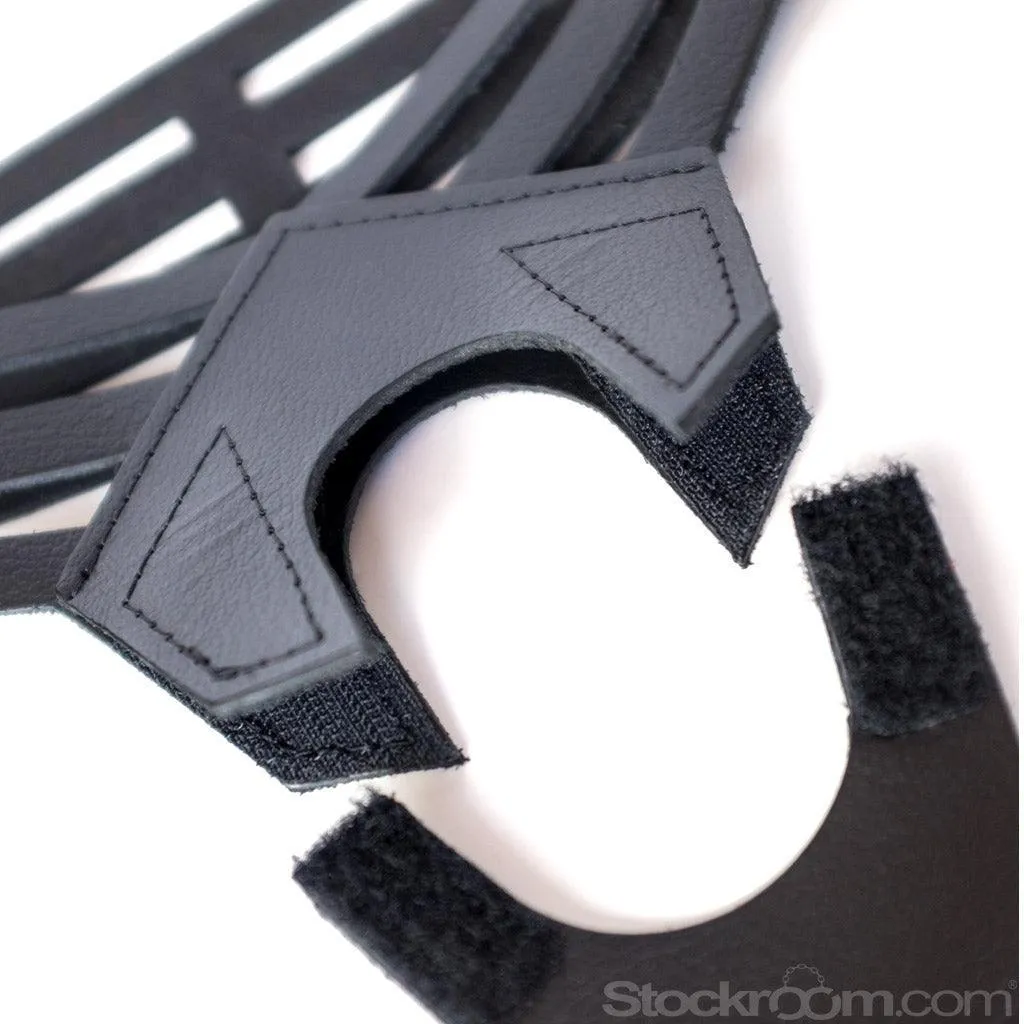 Vanity Strapon Dildo Harness. Leather