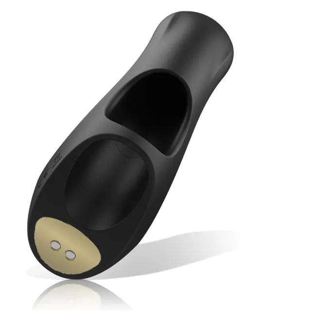 Vibrator IBIZA Thimble Finger Clit Stimulator & Vibrator. cu stimulare dubla. 10 functii de aspirare clitoridiana. 10 functii de vibratie. negru