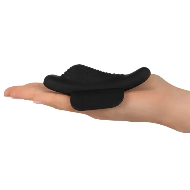 Vibrator pentru chilot GOGASM Panty Vibrator. cu aripi magnetice. control prin telecomandă. 10 funcții de vibrație. negru