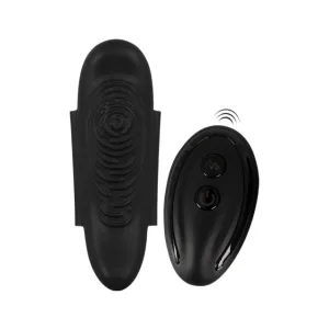 Vibrator pentru chilot GOGASM Panty Vibrator. cu aripi magnetice. control prin telecomandă. 10 funcții de vibrație. negru