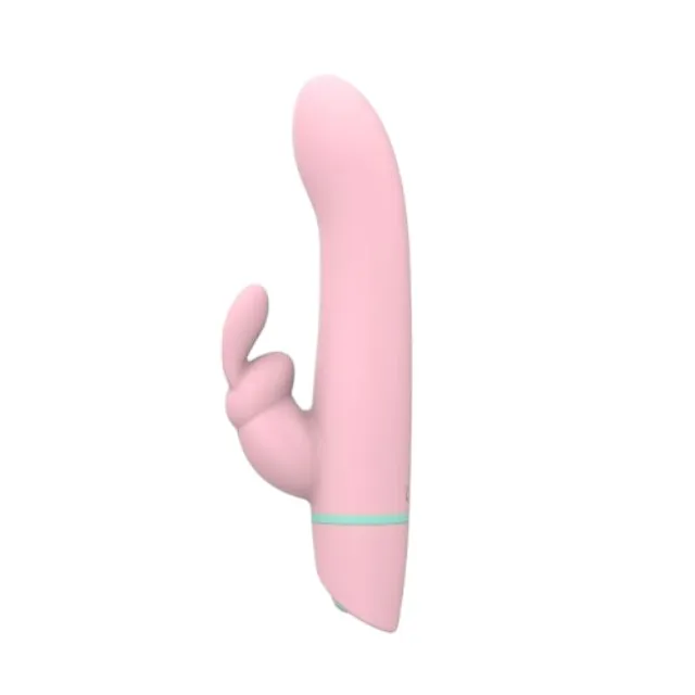 Vibrator rabbit LovingJoy MINA RIPPLE. din silicon. cu funcție de rotație. 5 funcții de vibrație. rezistent la apă. culoare roz(N12561)