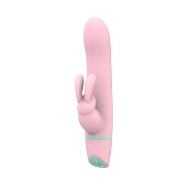 Vibrator rabbit LovingJoy MINA RIPPLE. din silicon. cu funcție de rotație. 5 funcții de vibrație. rezistent la apă. culoare roz(N12561)