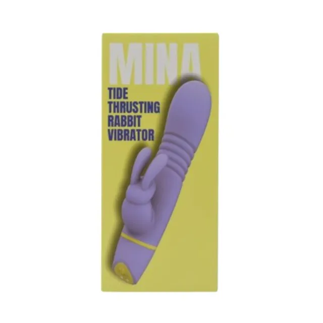 Vibrator rabbit LovingJoy MINA TIDE. din silicon. cu funcție de penetrare. 5 funcții de vibrație. rezistent la apă. culoare mov(N12560)