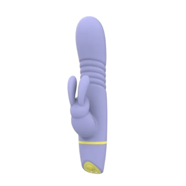 Vibrator rabbit LovingJoy MINA TIDE. din silicon. cu funcție de penetrare. 5 funcții de vibrație. rezistent la apă. culoare mov(N12560)