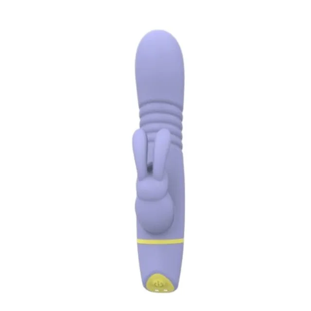 Vibrator rabbit LovingJoy MINA TIDE. din silicon. cu funcție de penetrare. 5 funcții de vibrație. rezistent la apă. culoare mov(N12560)