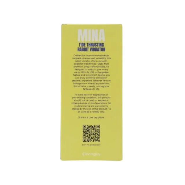 Vibrator rabbit LovingJoy MINA TIDE. din silicon. cu funcție de penetrare. 5 funcții de vibrație. rezistent la apă. culoare mov(N12560)