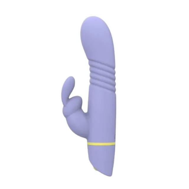 Vibrator rabbit LovingJoy MINA TIDE. din silicon. cu funcție de penetrare. 5 funcții de vibrație. rezistent la apă. culoare mov(N12560)