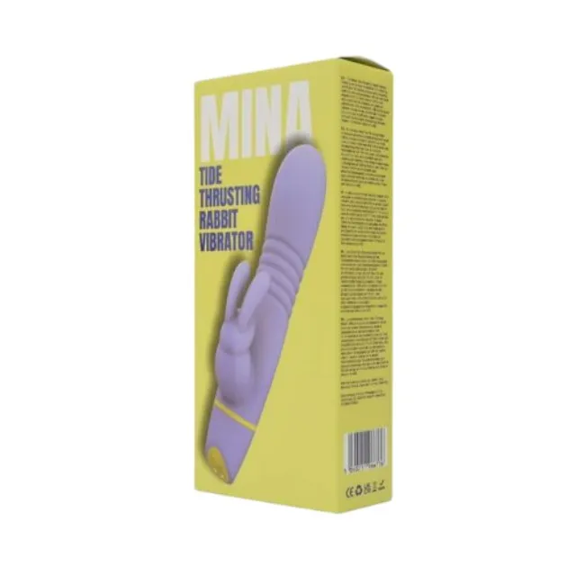 Vibrator rabbit LovingJoy MINA TIDE. din silicon. cu funcție de penetrare. 5 funcții de vibrație. rezistent la apă. culoare mov(N12560)