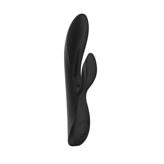 Vibrator rabbit TOYZ4LOVERS Elegance Charmin' Style. pentru clitoris și punctul G. cu vibrații multiple. 20.3 cm. negru