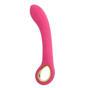 Vibrator TOYZ4LOVERS Handy Line Grip. pentru stimularea punctului G. 10 funcții de vibrație. 18.8 cm. roz cu auriu