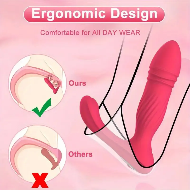 Wearable Panty Erotic Toy Remote Dildo Vibrator 10 Press-in Vibrator