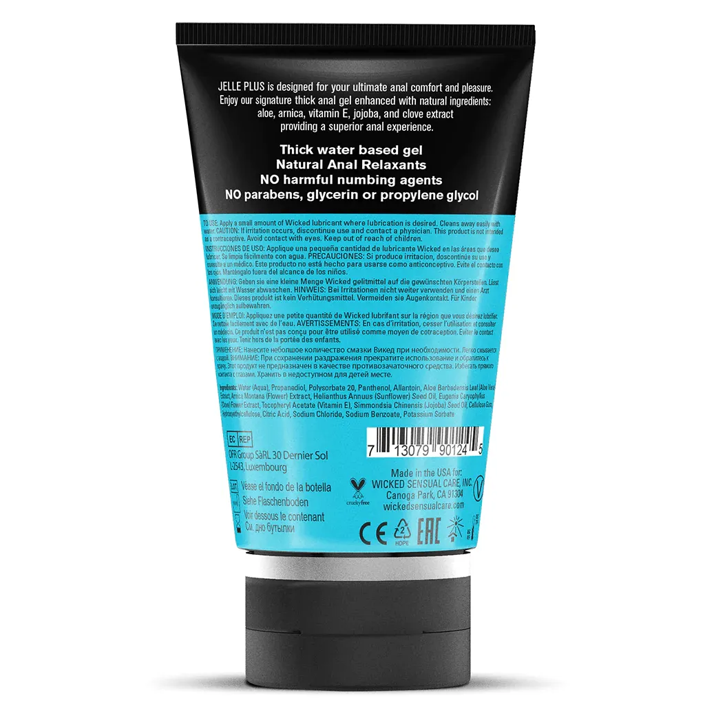 Wicked Jelle Plus Anal Lubricant