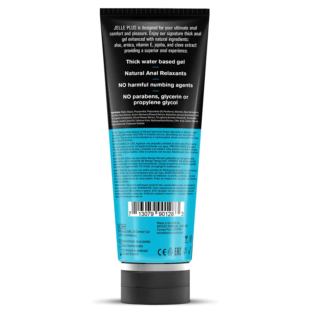 Wicked Jelle Plus Anal Lubricant