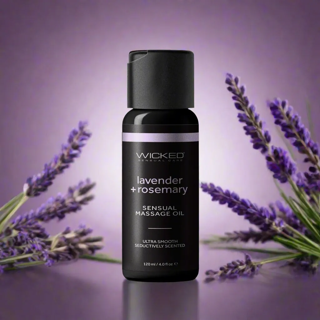Wicked Lavender & Rosemary Sensual Massage Oil 4 oz